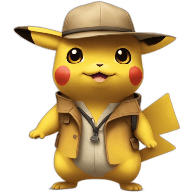 Detective-Pikachu-standing emoji