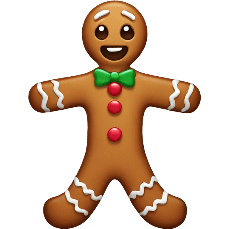 gingerbread man emoji