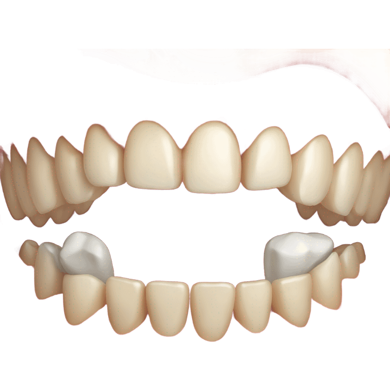 teeth high detail emoji