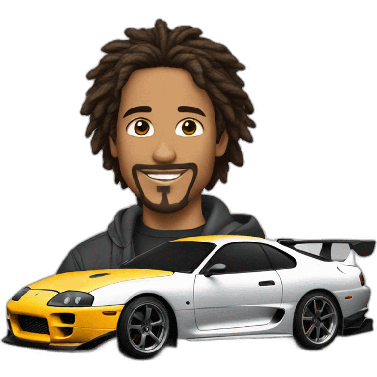 Supra MK4 de fast and furious emoji