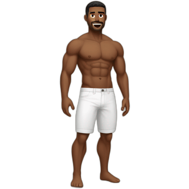 Man sexy abs emoji