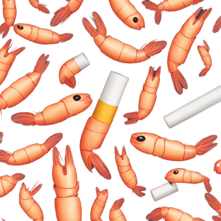 shrimp cigarette emoji