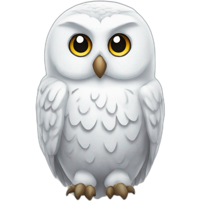 snow owl emoji