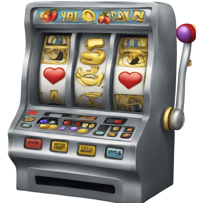 Rotating slot machine emoji