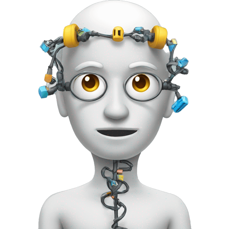 balancing mind and technology emoji