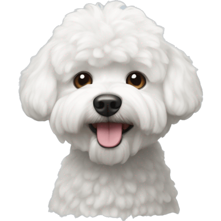 bichon frisée dog  emoji