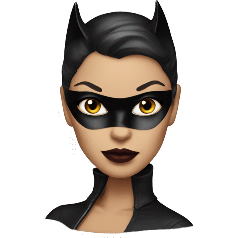 Catwoman   WITH PAINTED LIPS emoji