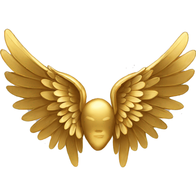 Golden wings emoji