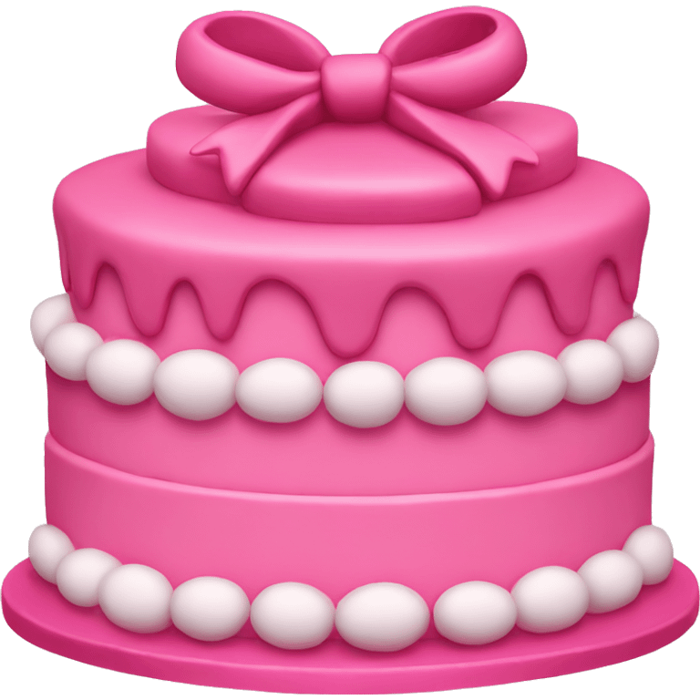 Pink cake Chanel emoji