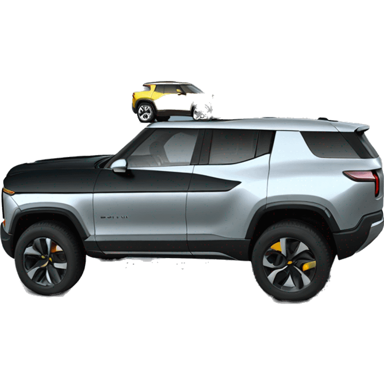 Rivian r3 car driving  emoji