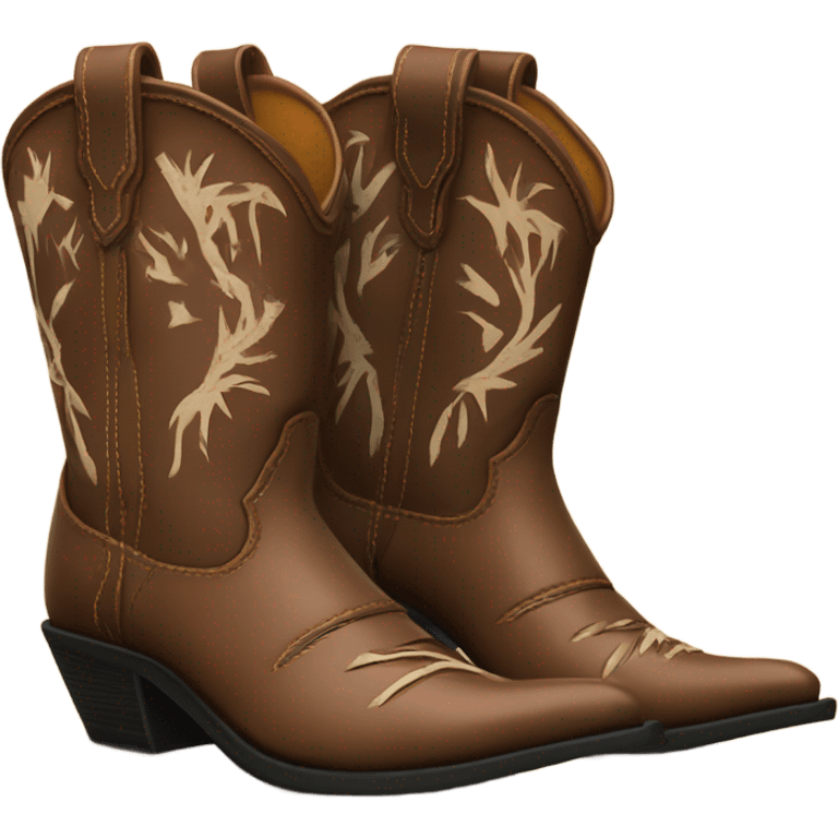 Cowboy boots emoji