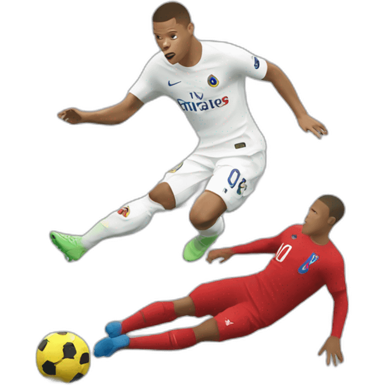 mbappé sliding emoji