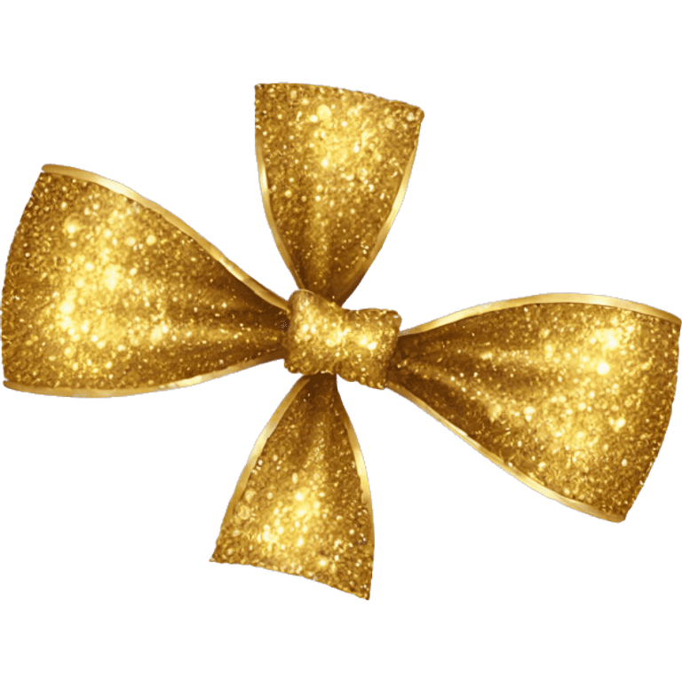 bow with glitter  emoji