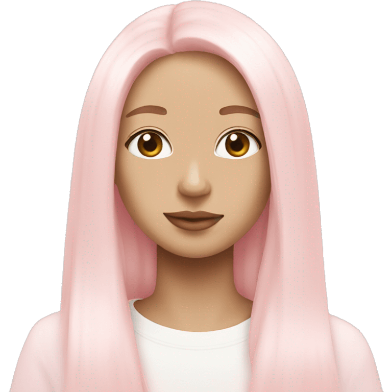 pastel pink and white aesthetic emojis emoji