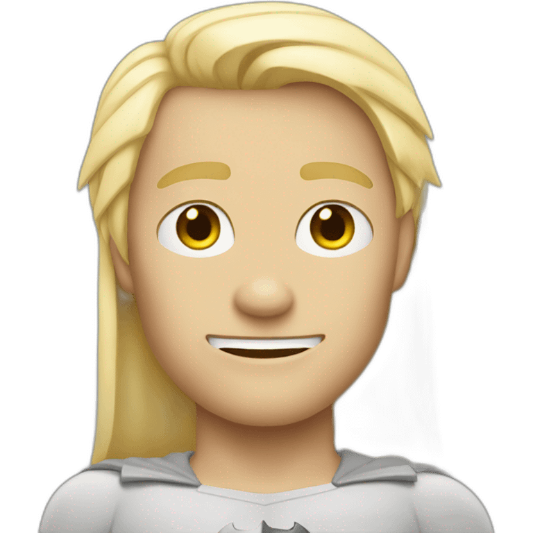 Batman but blond emoji