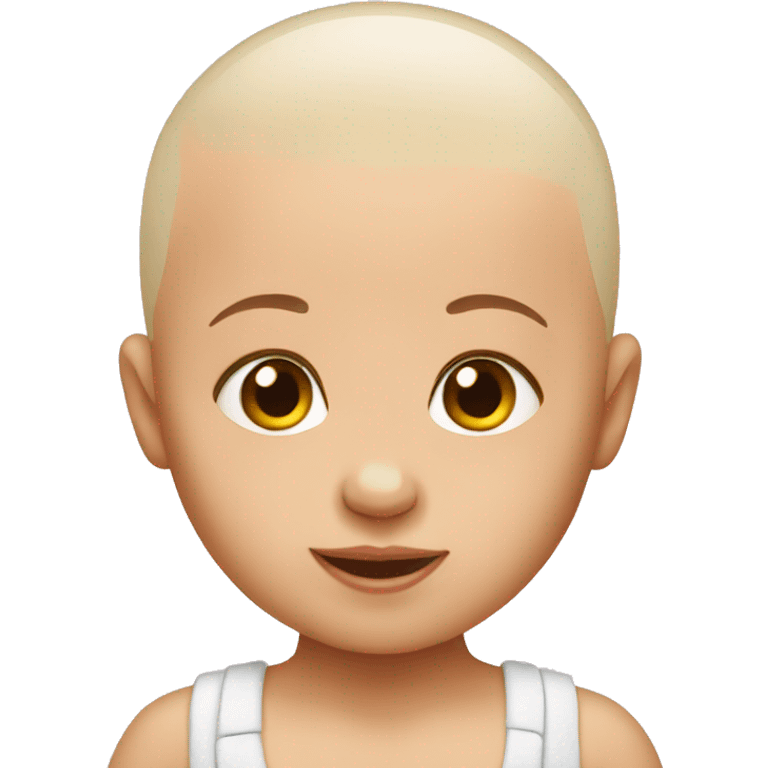 BABY WITHOUT HAIR emoji