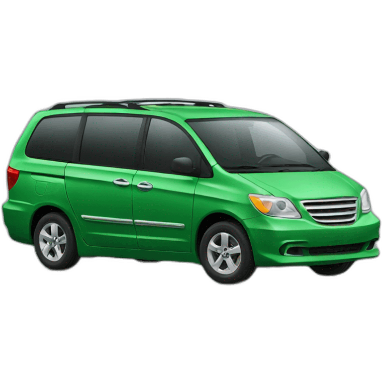 minivan green emoji