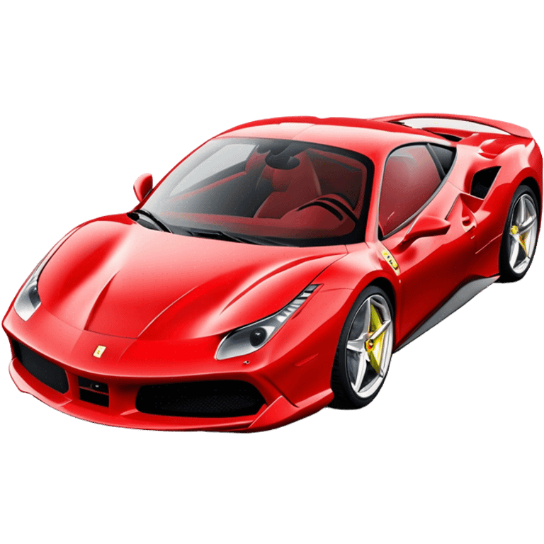 Ferrari 488 GTB - Ferrari (Model Year: 2020) (Iconic colour: Red) emoji