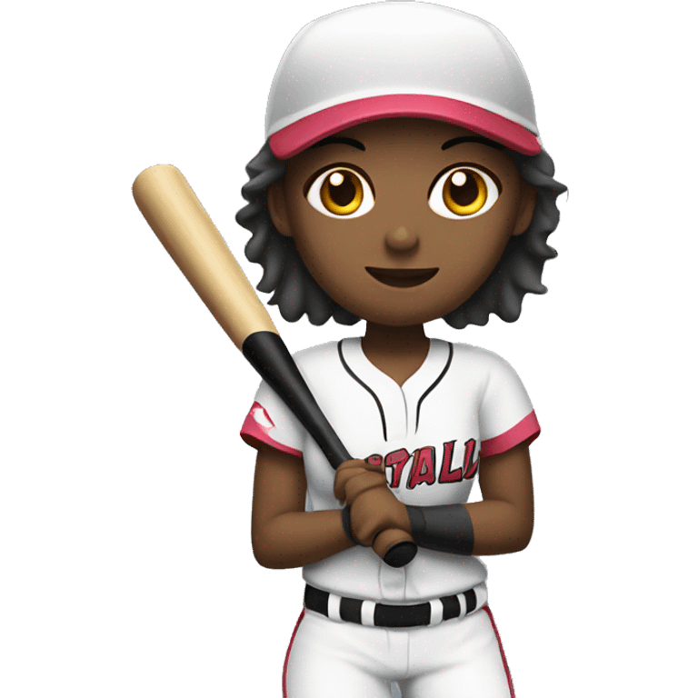 Softball player emoji