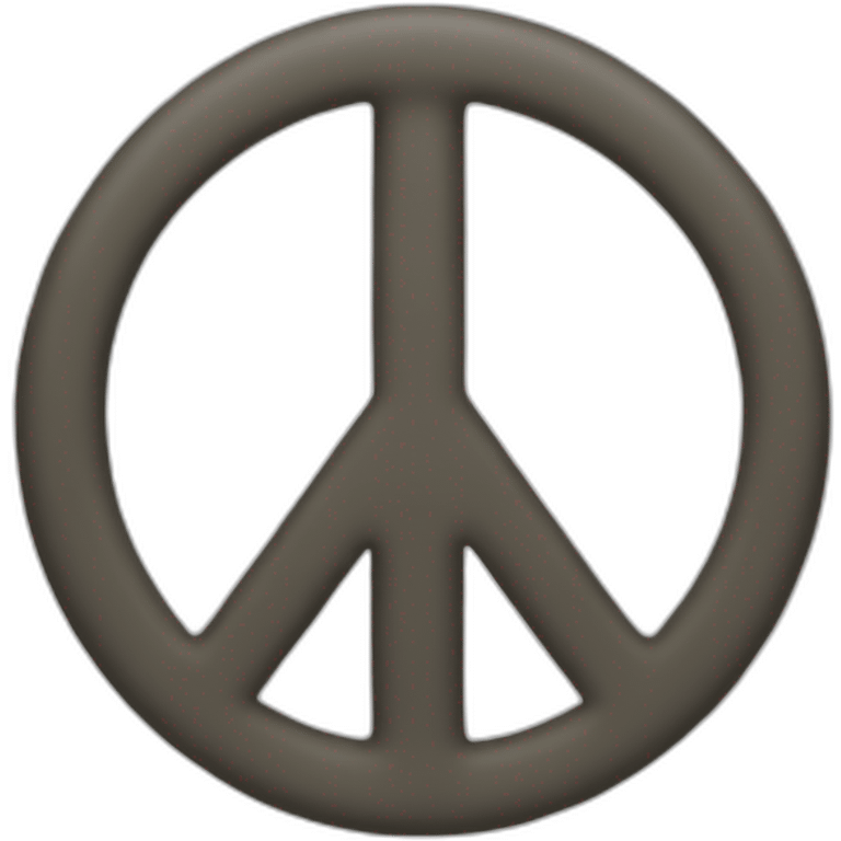 one peace emoji