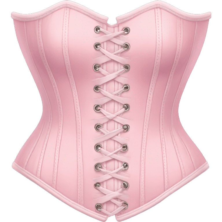 Pastel pink corset  emoji