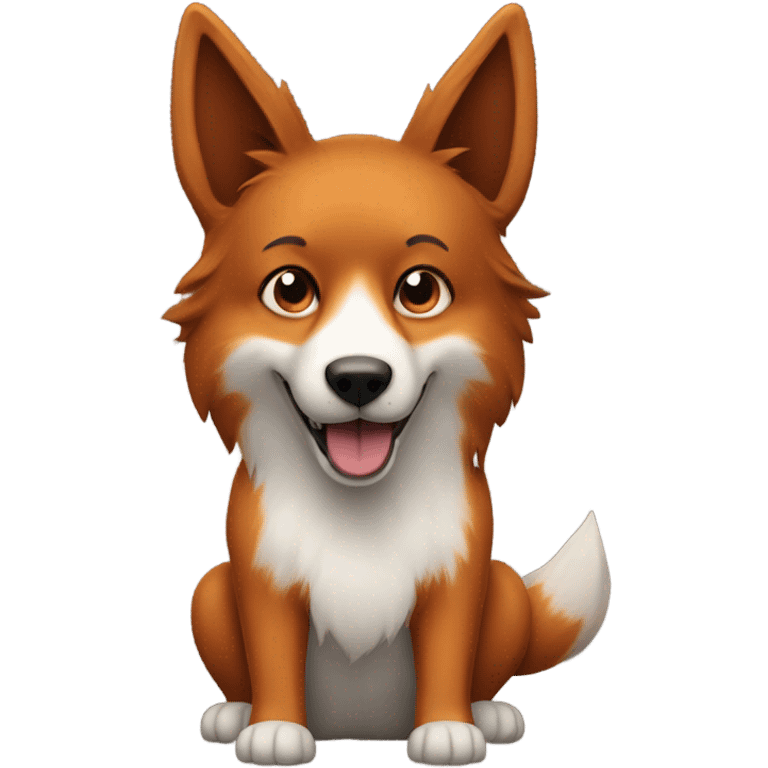 Fox dog emoji