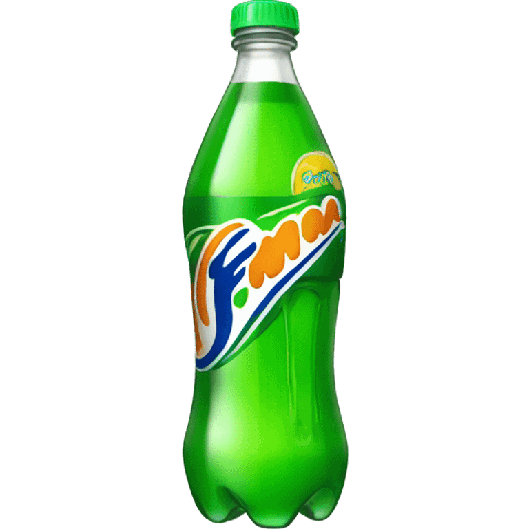 Green fanta bottle emoji