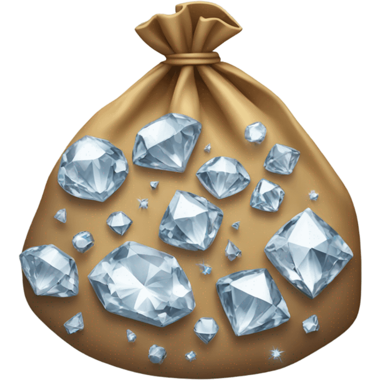 Bag of diamonds emoji