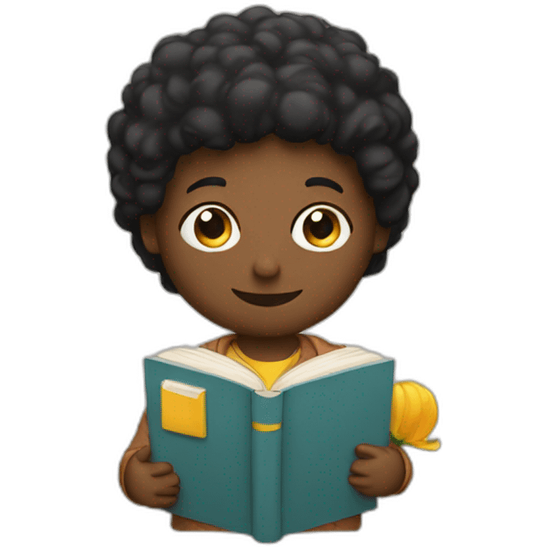 human with books emoji