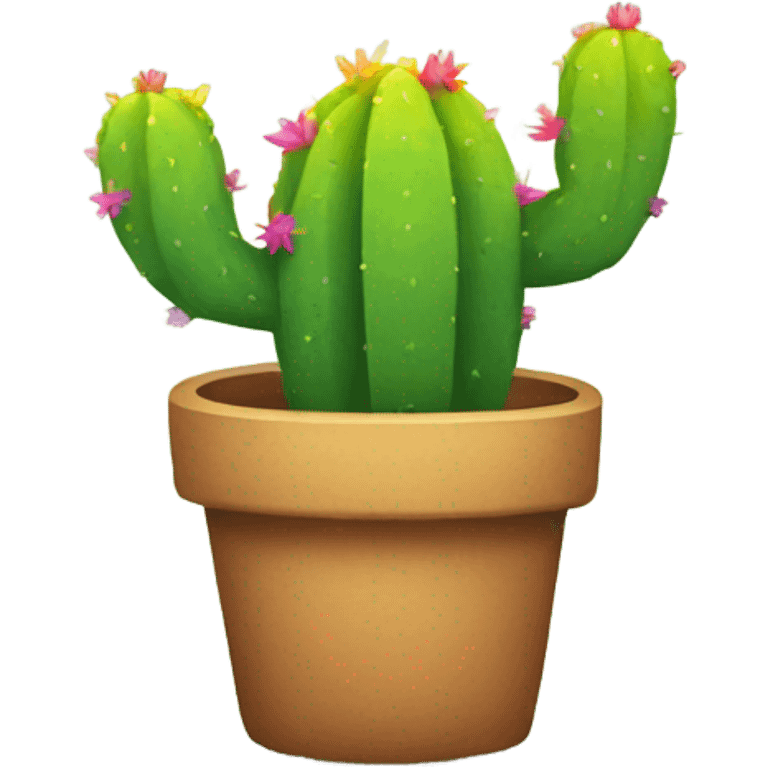 Rainbow cactus  emoji