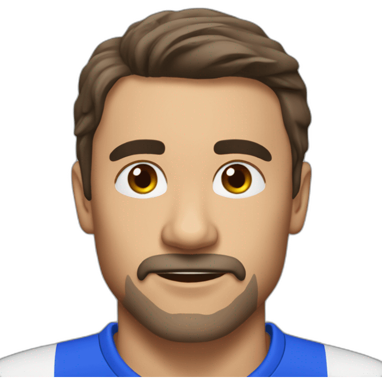 Pablo mármol jugando fútbol  emoji