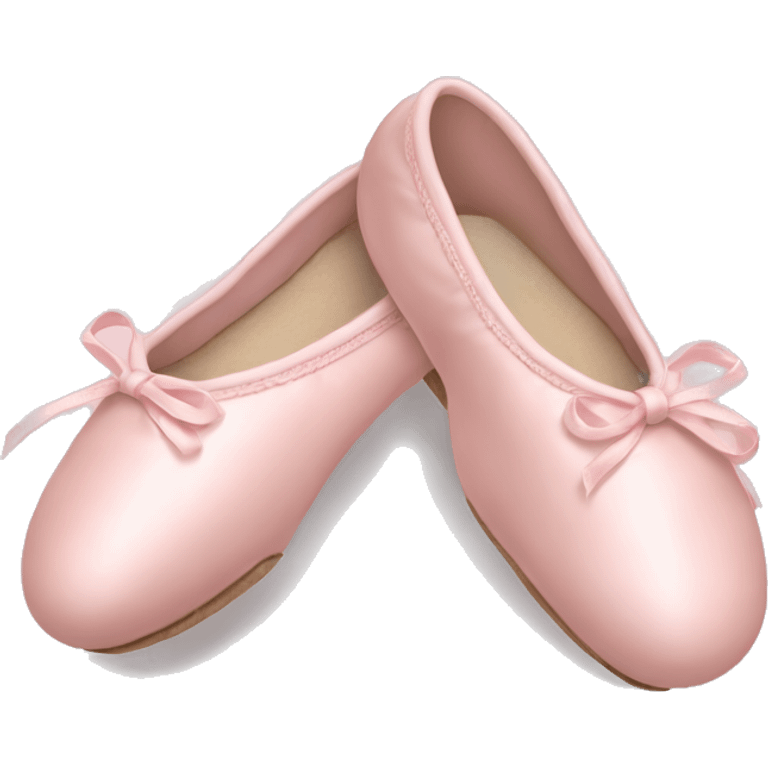 Pale pink ballet shoes emoji