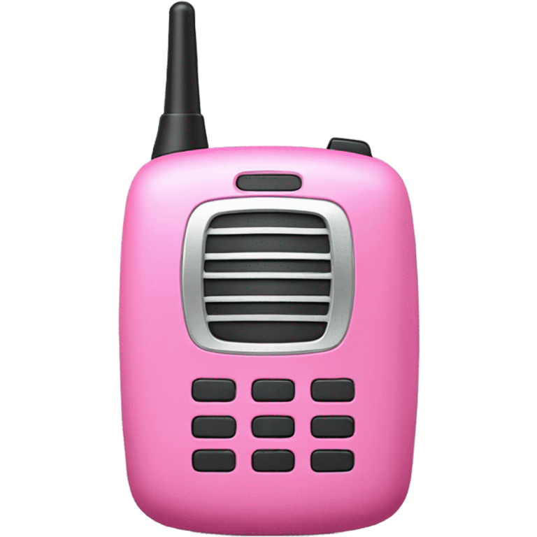 pink walkie talkie emoji