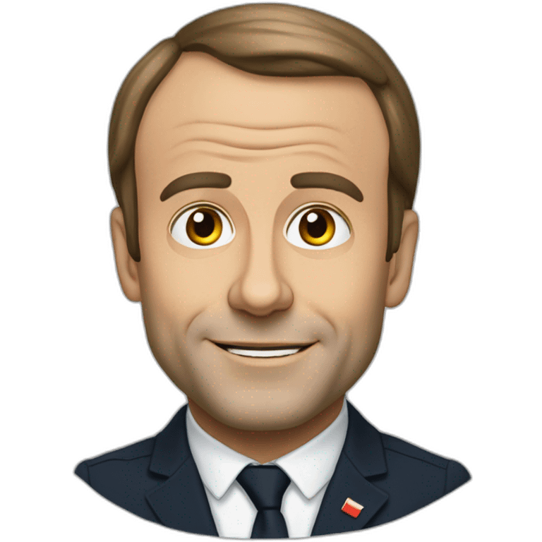 Emmanuel macron énervé emoji