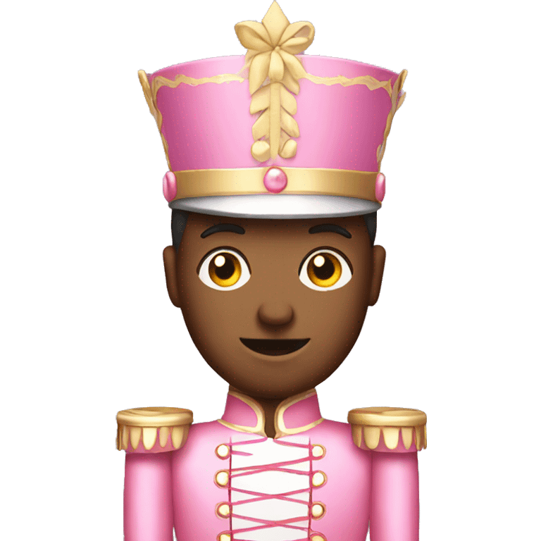 Pink nutcracker emoji