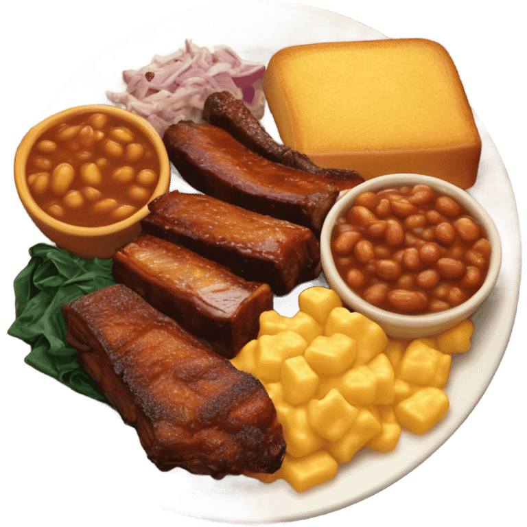 Bbq soul food emoji