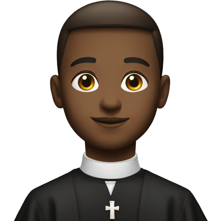 young catholic priest emoji