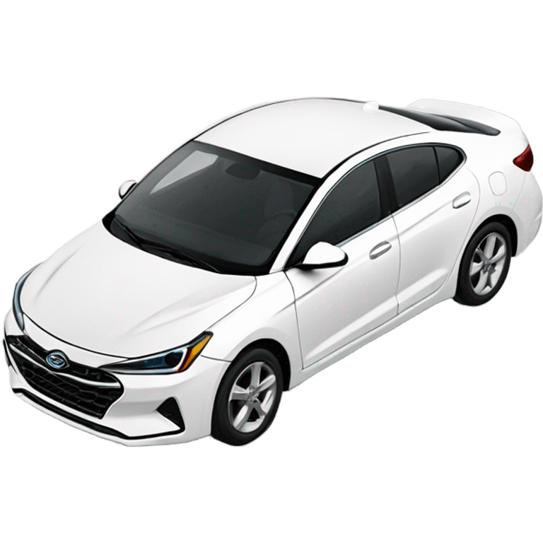 White elantra n line 2022  emoji