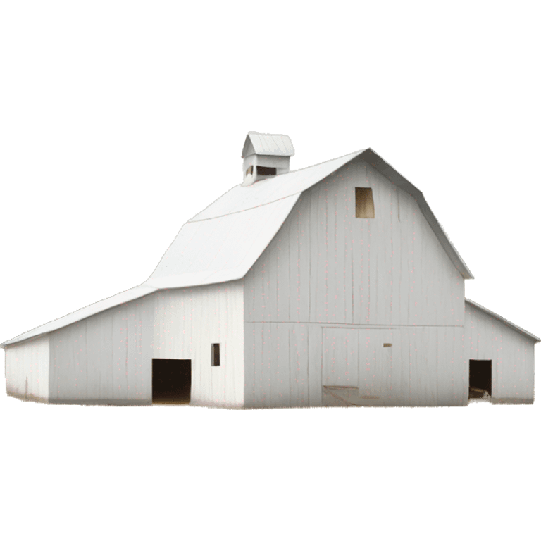 White barn emoji