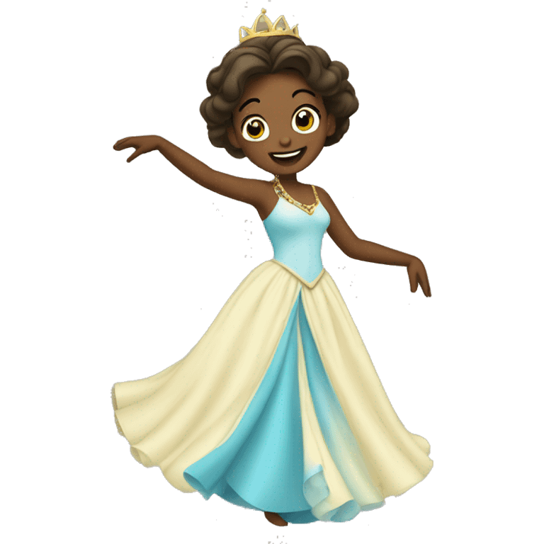 Princess dancing emoji