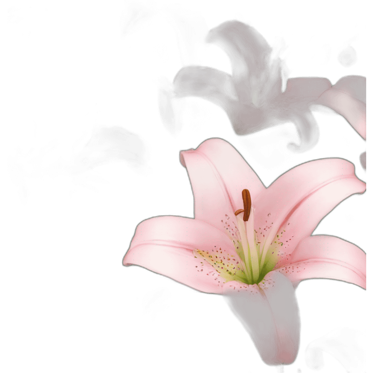 light pink lilium emoji