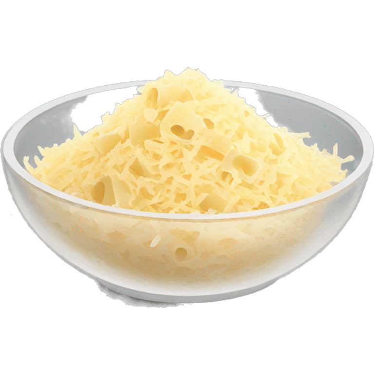 grated parmesan in a bowl  emoji