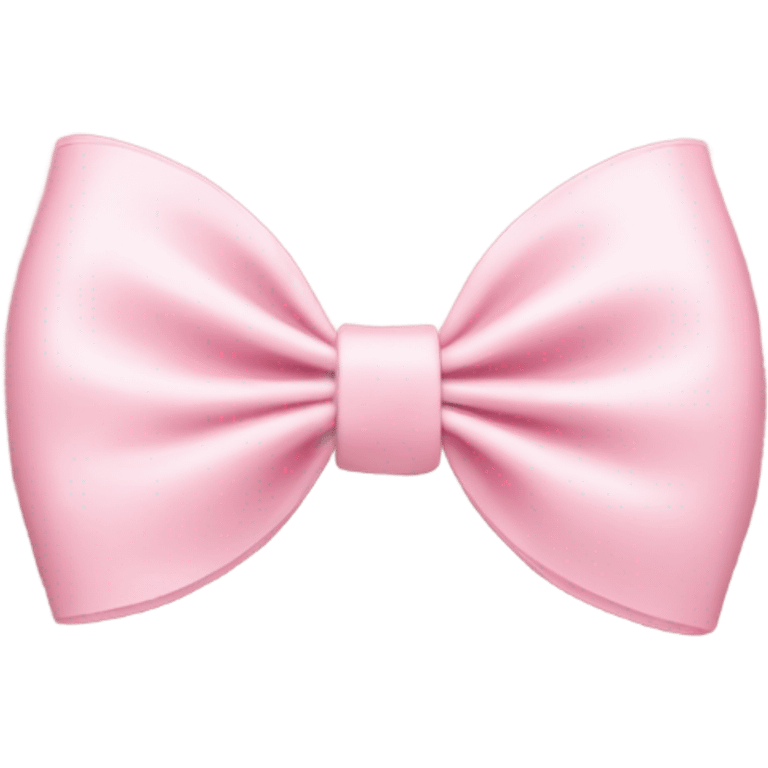 light pink bow on light pink bow emoji