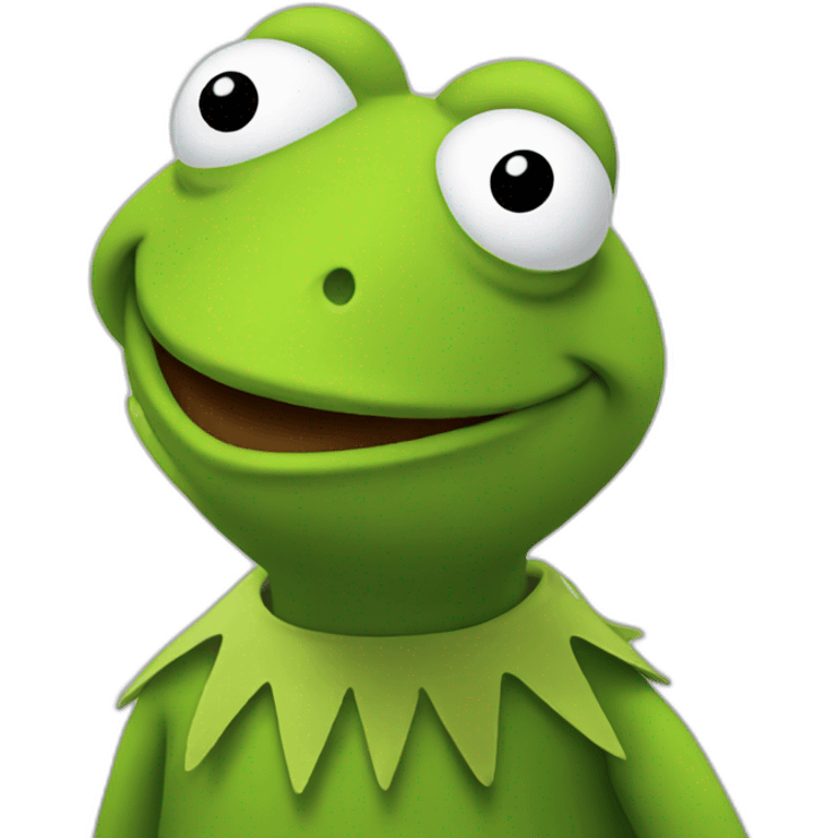 Kermit face emoji