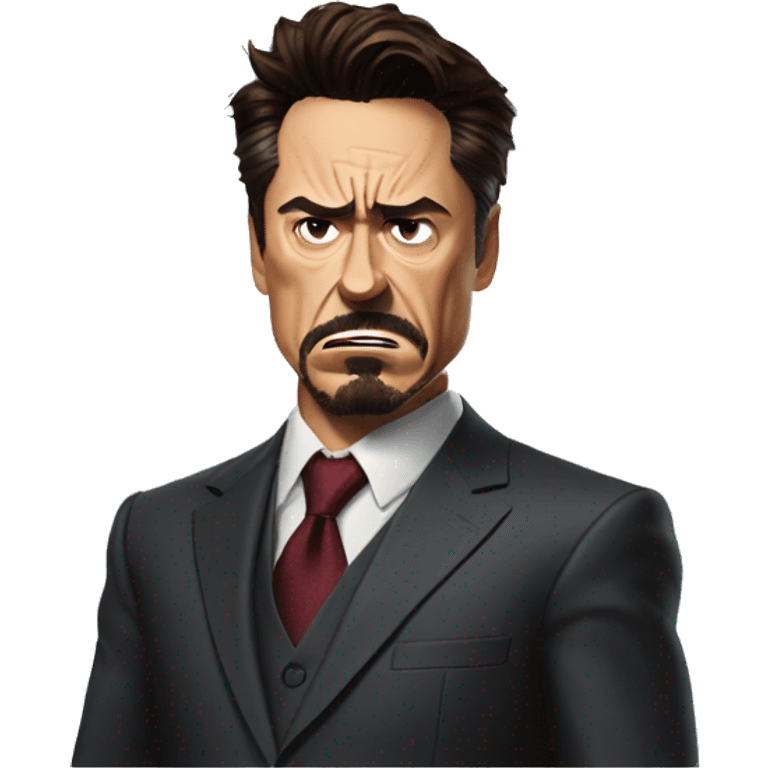 tony stark anger emoji