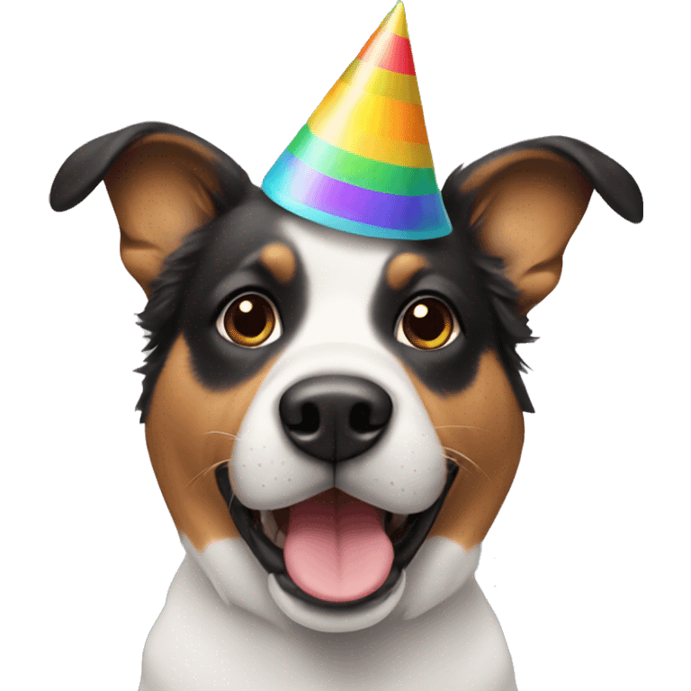 dog with party hat emoji