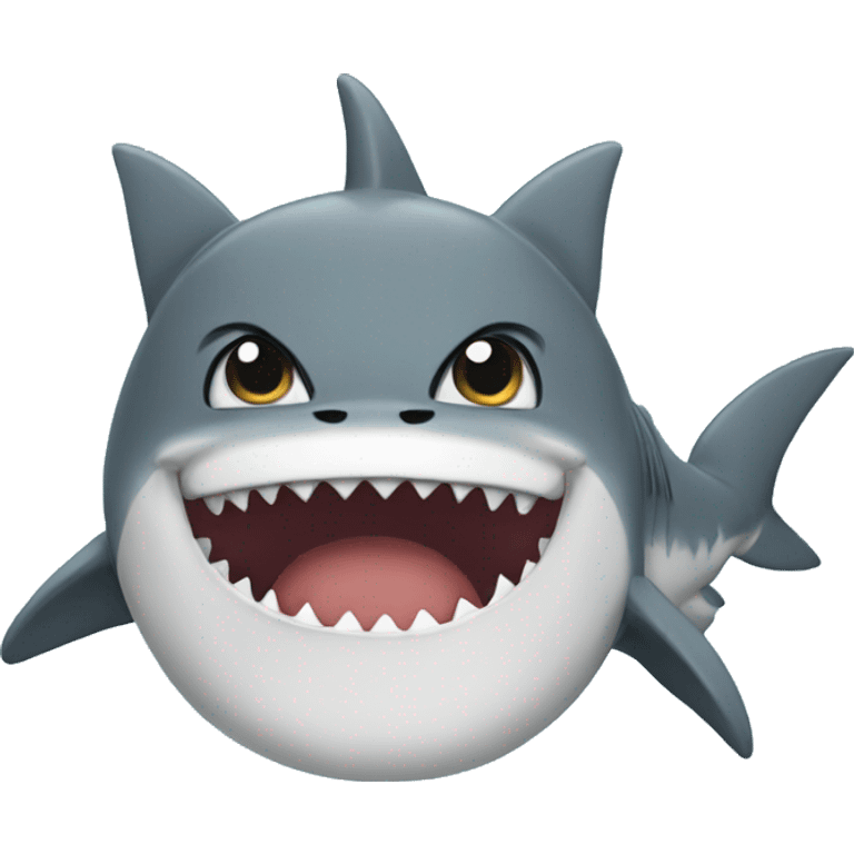 shark ith a cat emoji