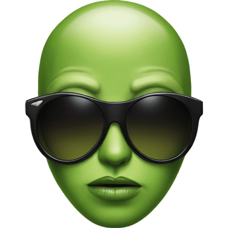 alien wearing sunglasses balenciaga emoji