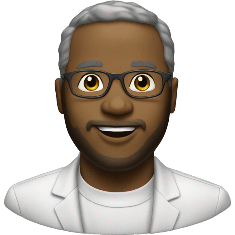 Gospel Choir director green emoji