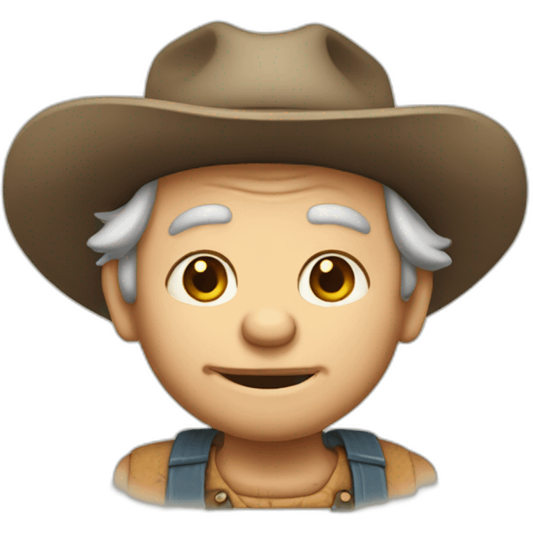 cute old hillbilly emoji